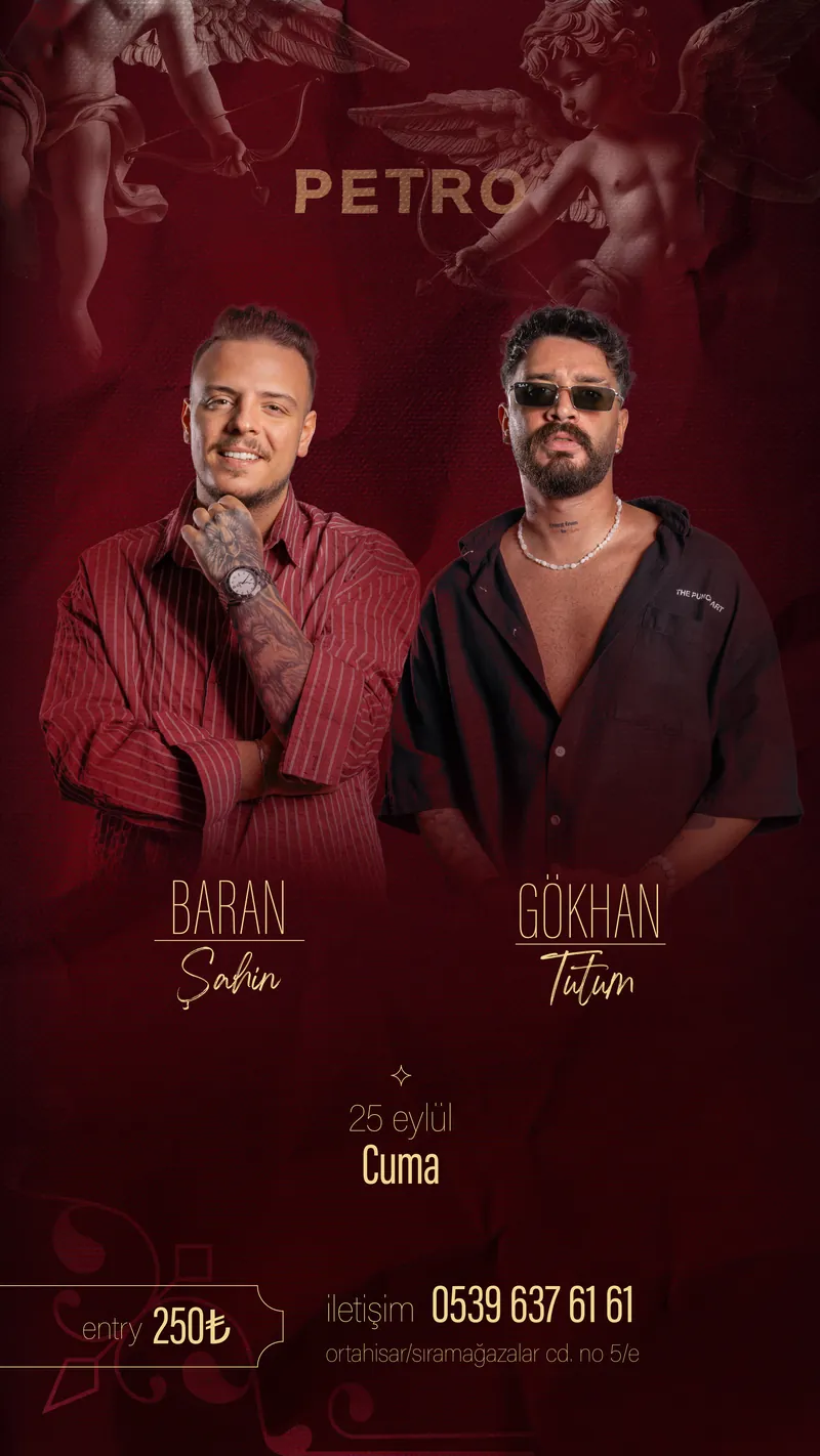 25 Eylül 2026 · Baran Şahin, Gökhan Tutum