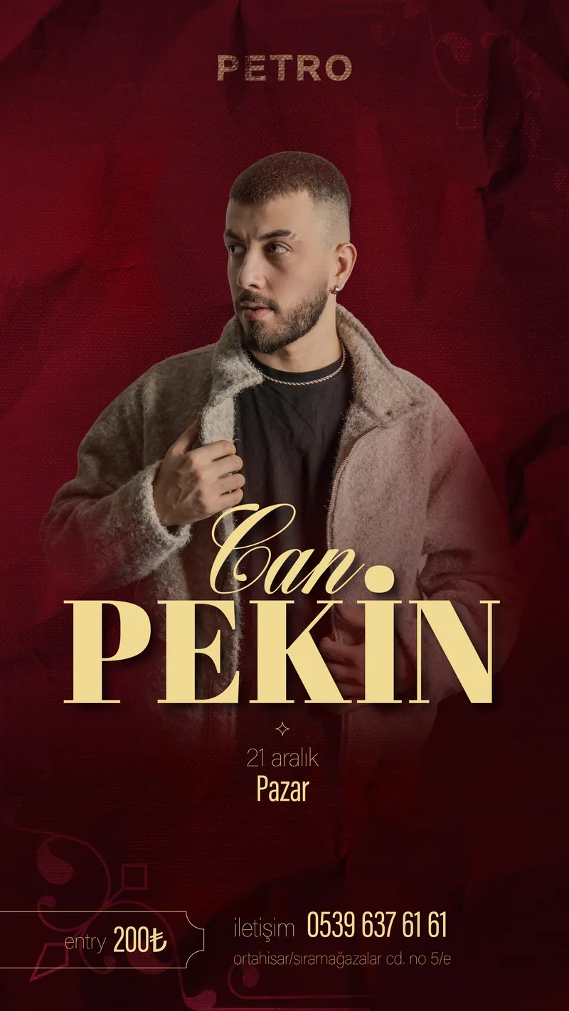 21 Aralık 2025 · Can Pekin